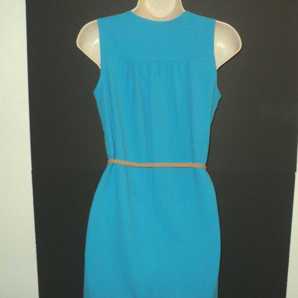 Jade Melody Tam Dress Sz. S Teal Blue Sleeveless - Picture 5 of 7